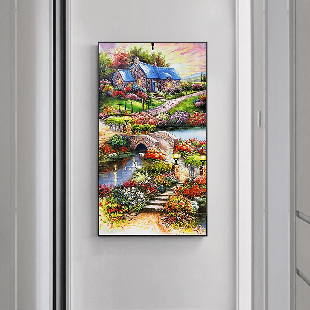 Kleurrijke Omgeving Diamond Painting