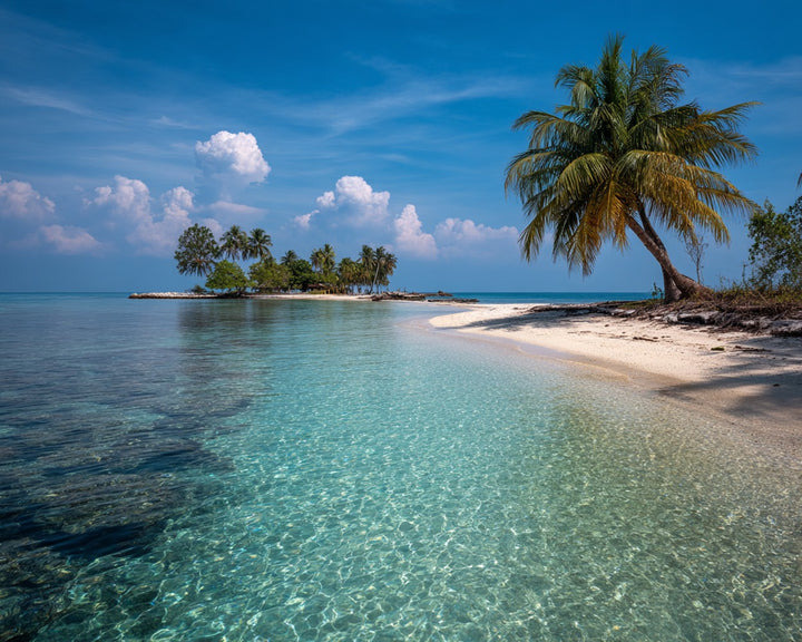 Kristalheldere Tropische Zee Diamond Painting