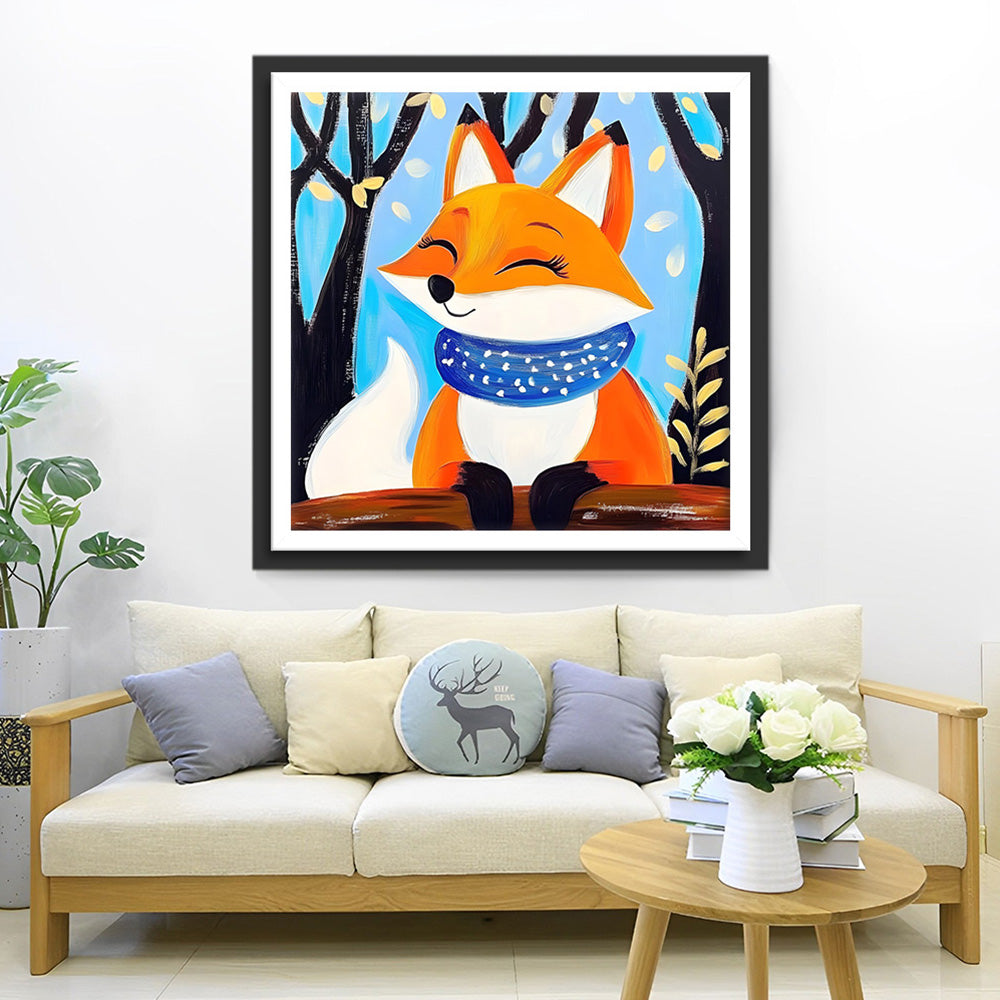 Lachende Kleine Vos Diamond Painting