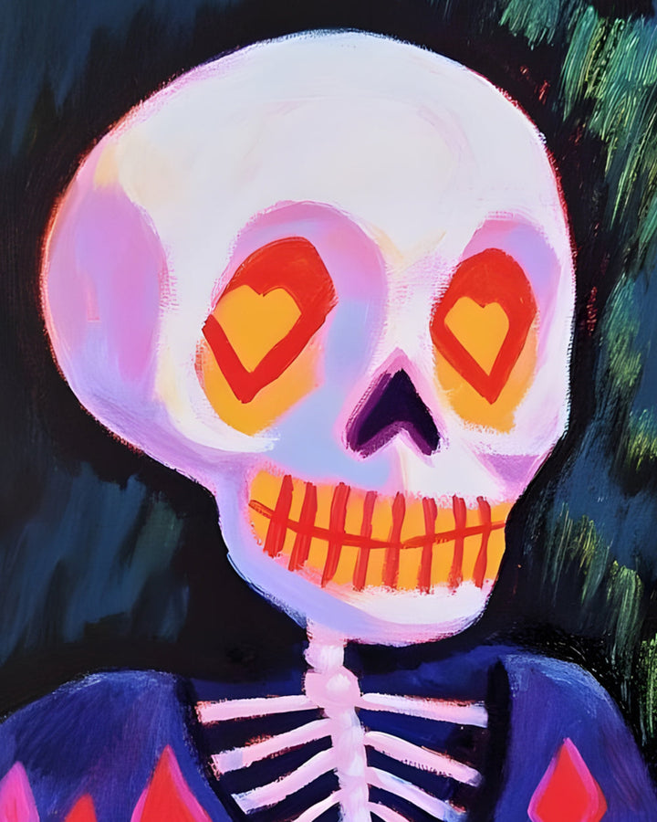 Liefde Brein Schedel Diamond Painting