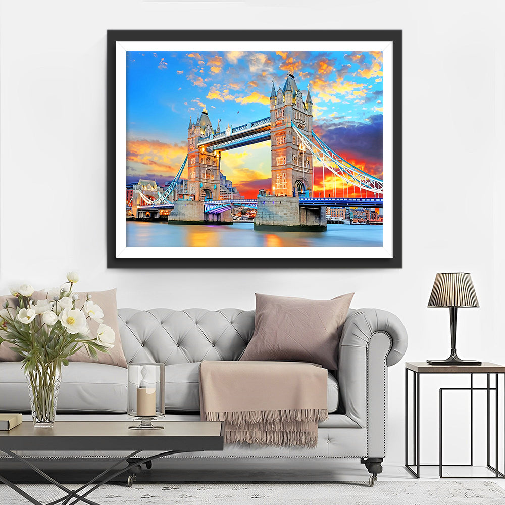 Londen Tower Bridge Diamond Painting