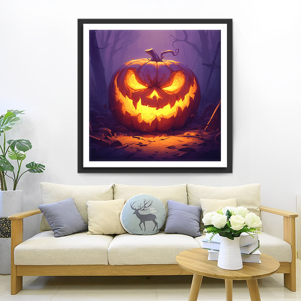 Magische Halloween-pompoen Diamond Painting