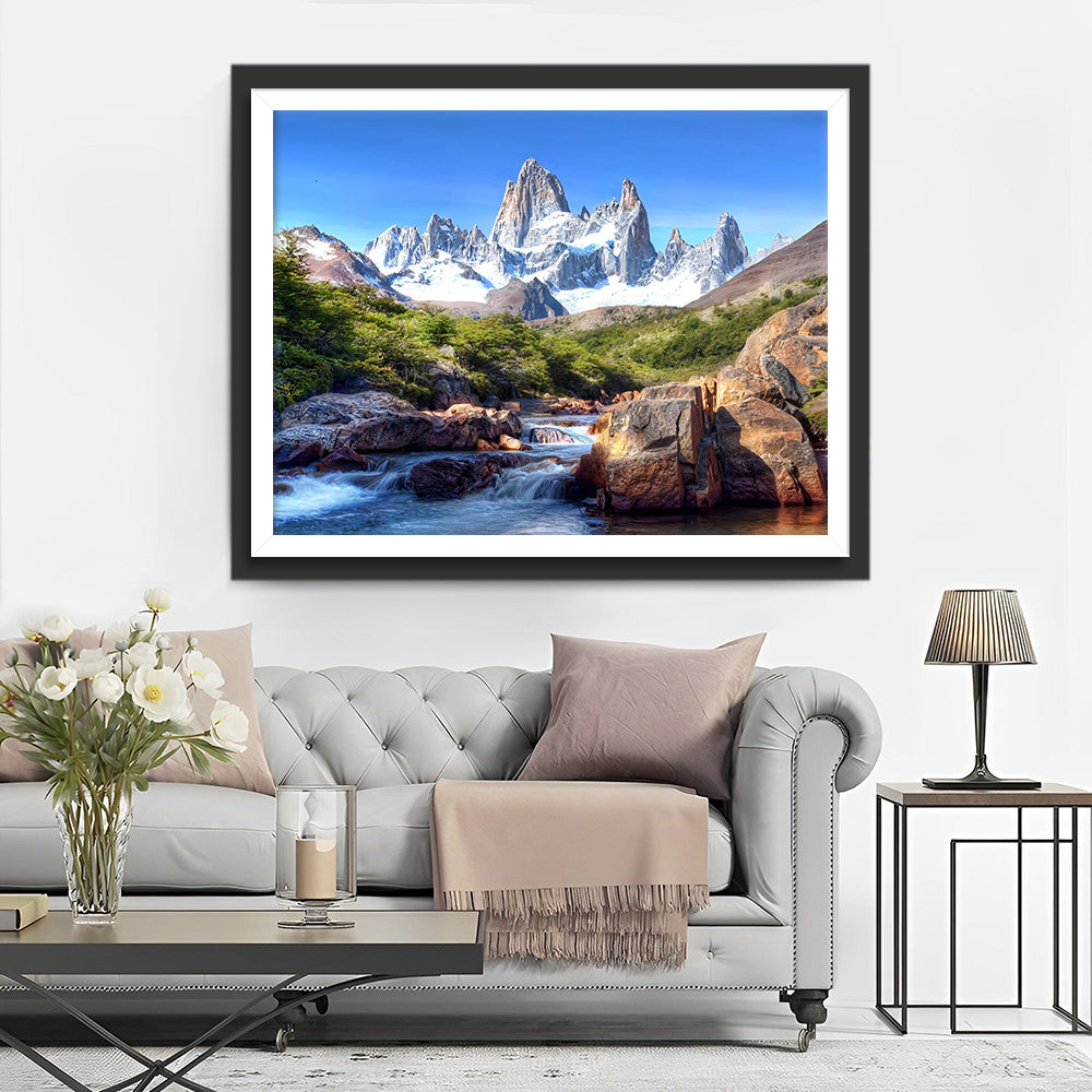 Magnifieke Rivieren en Bergen Diamond Painting