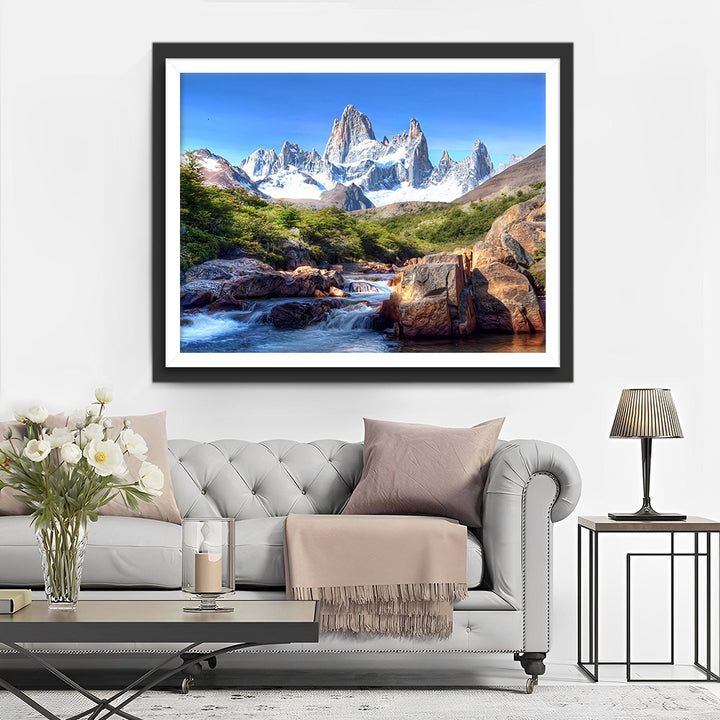 Magnifieke Rivieren en Bergen Diamond Painting