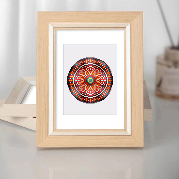 Mindfulness Mandala 12 Stuks – Mini Diamond Painting Set