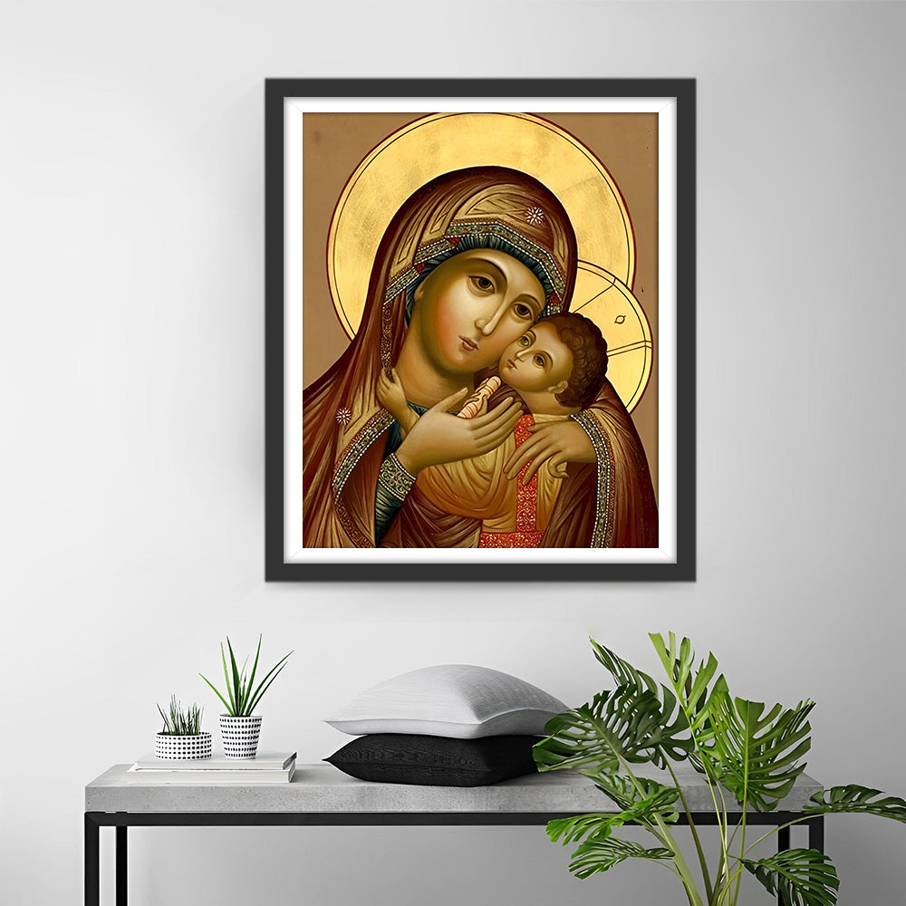 Moeder Gods Diamond Painting