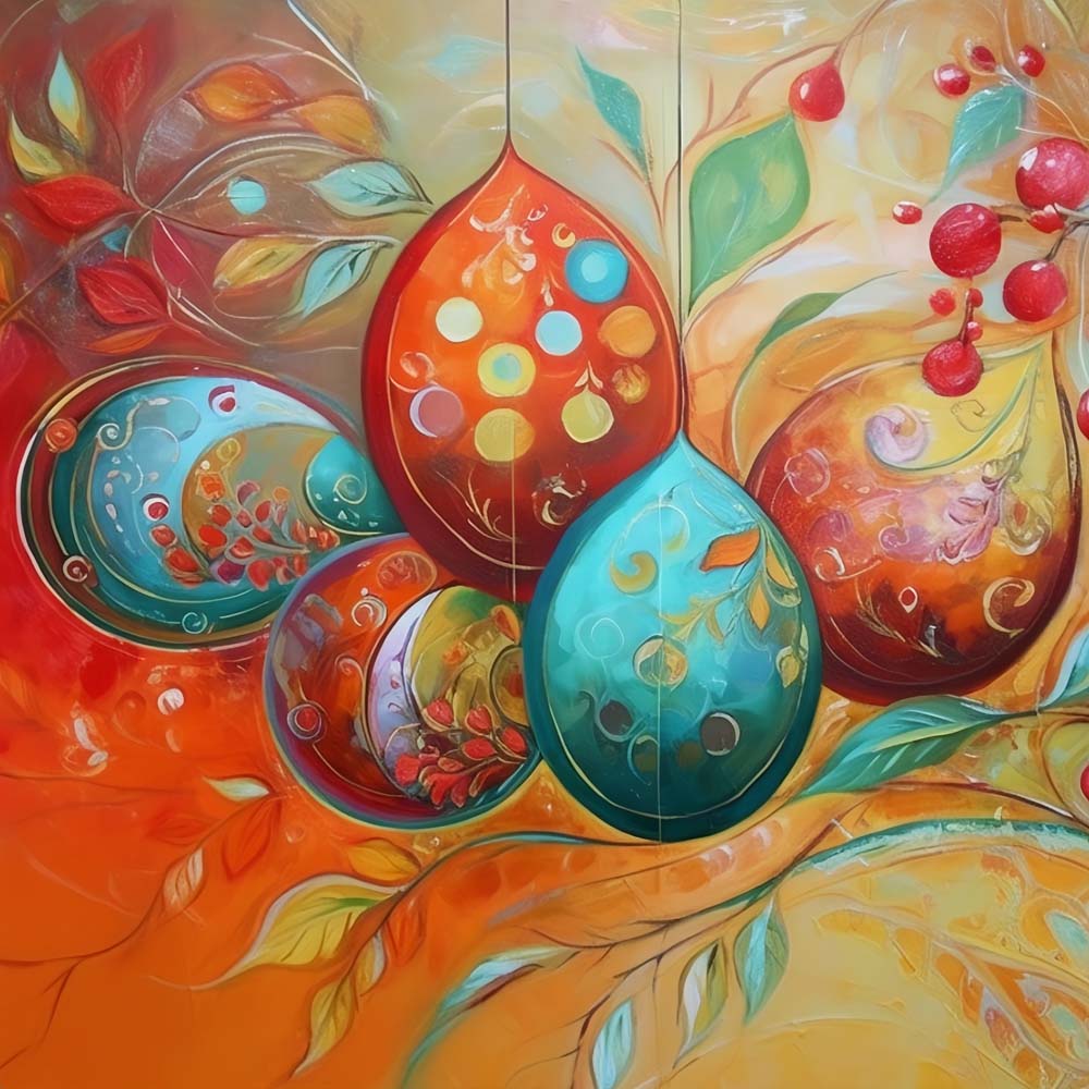 Mooie Kerstdecoratieballen Diamond Painting