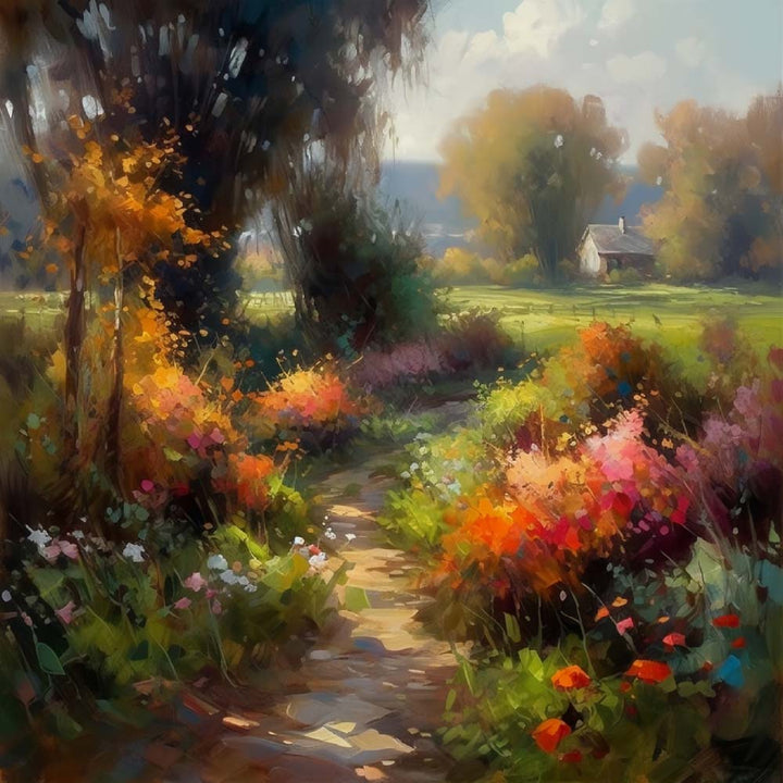 Natuurlijk Landschap Diamond Painting