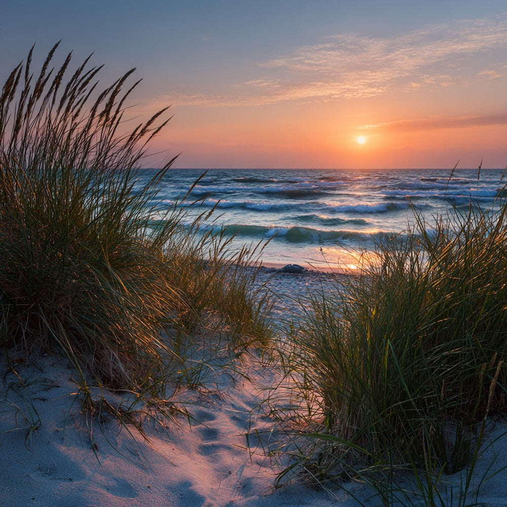 Onkruid op het Strand Diamond Painting