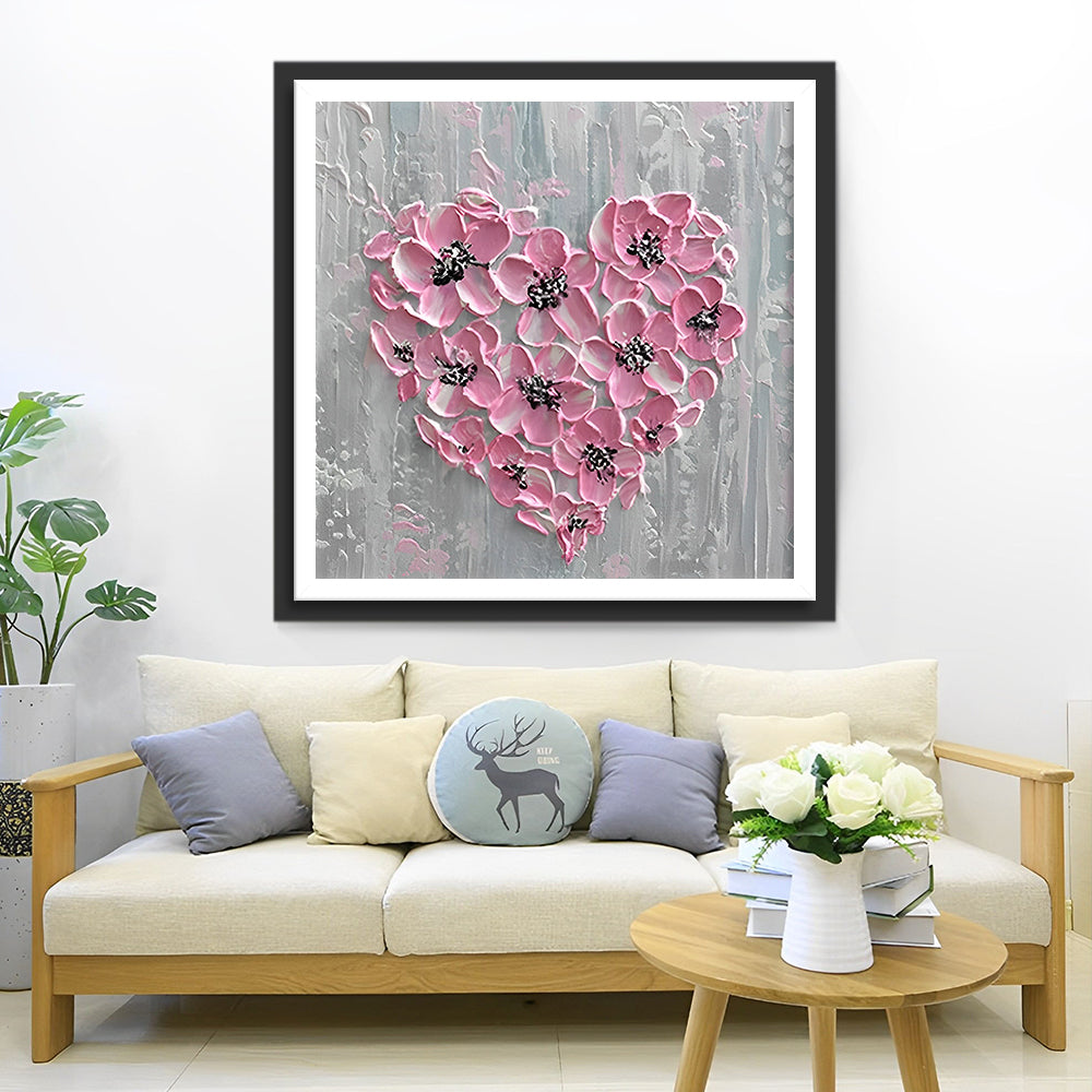 Orchidee Hart Diamond Painting