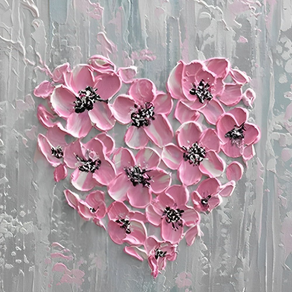 Orchidee Hart Diamond Painting