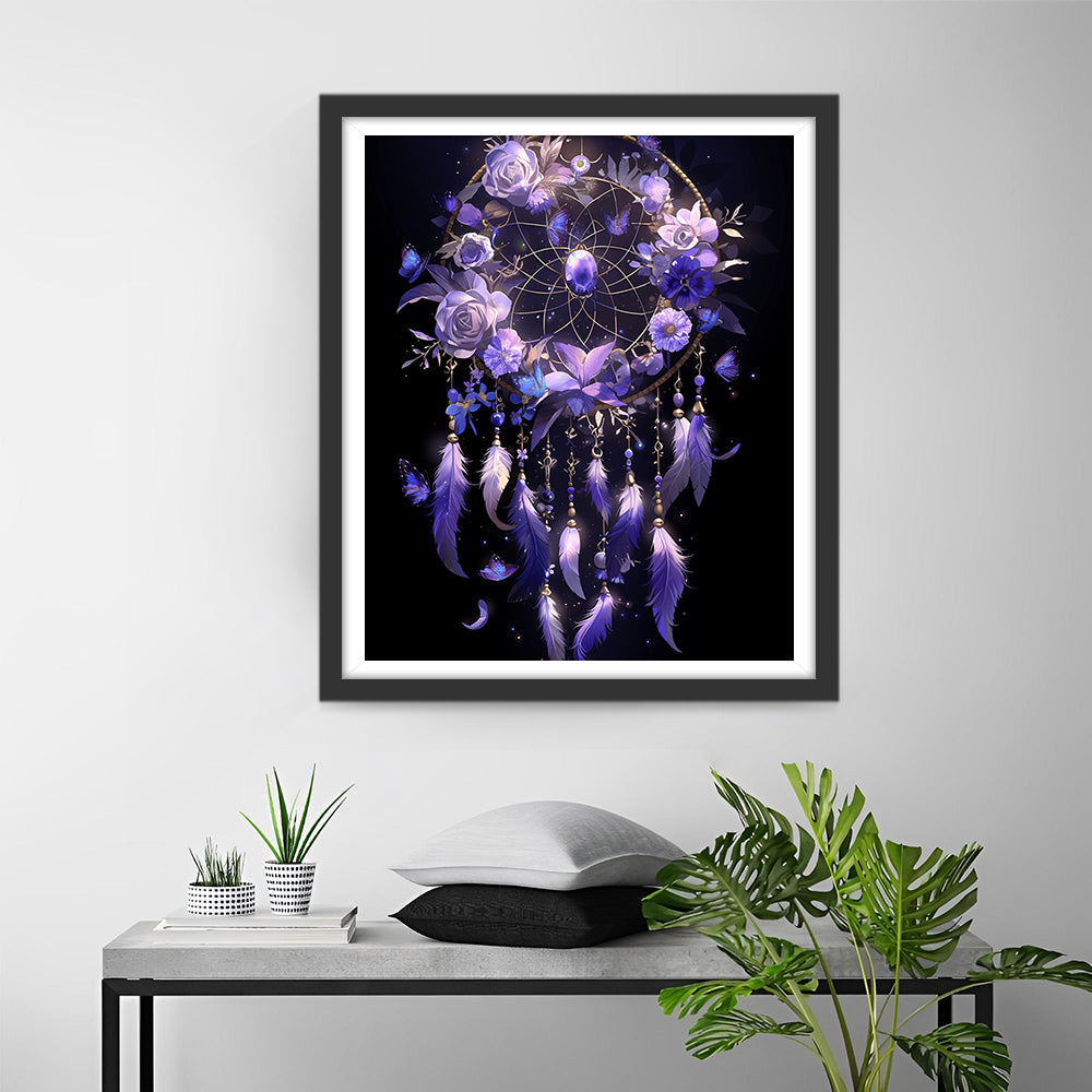 Paarse Dromenvanger Diamond Painting