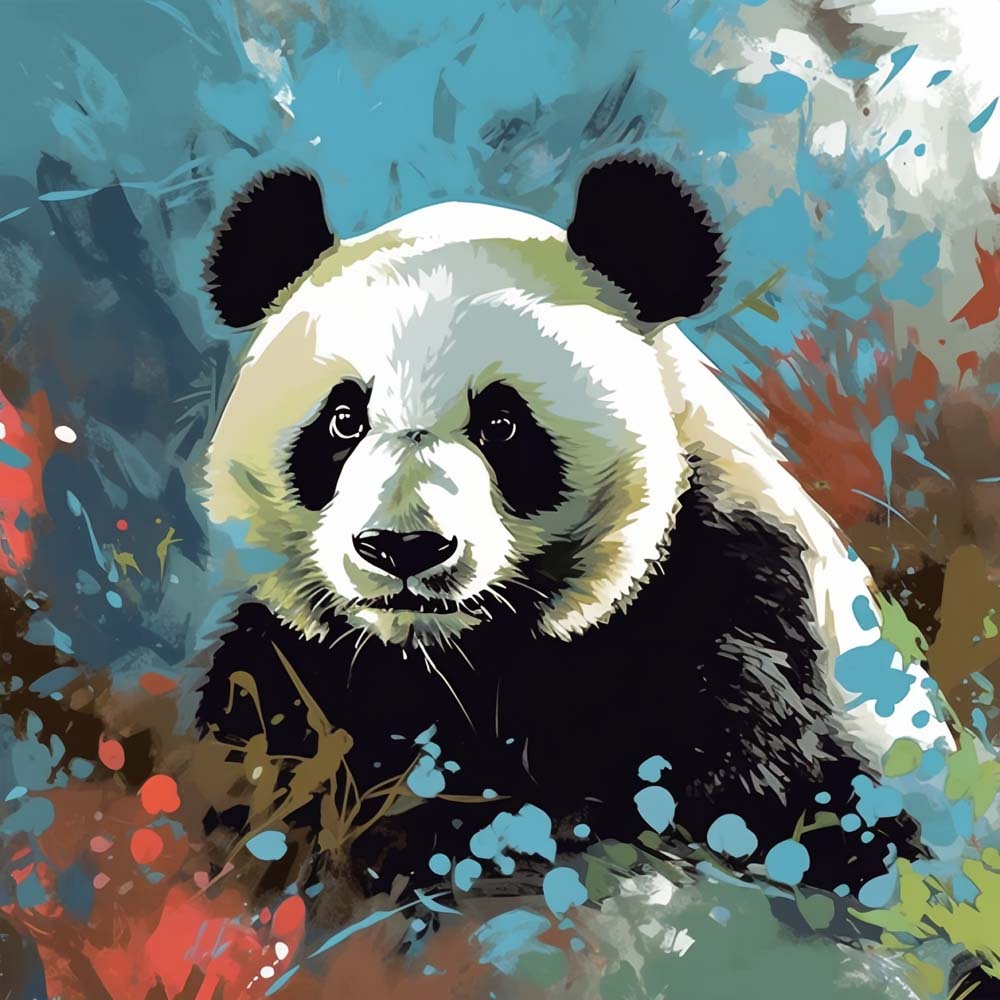 Panda Blik Diamond Painting
