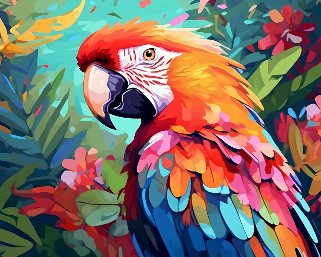 Papegaai Diamond Painting