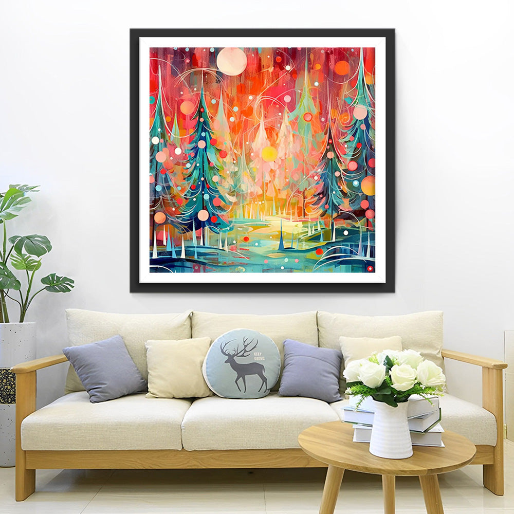 Prachtige Kerstboom Diamond Painting