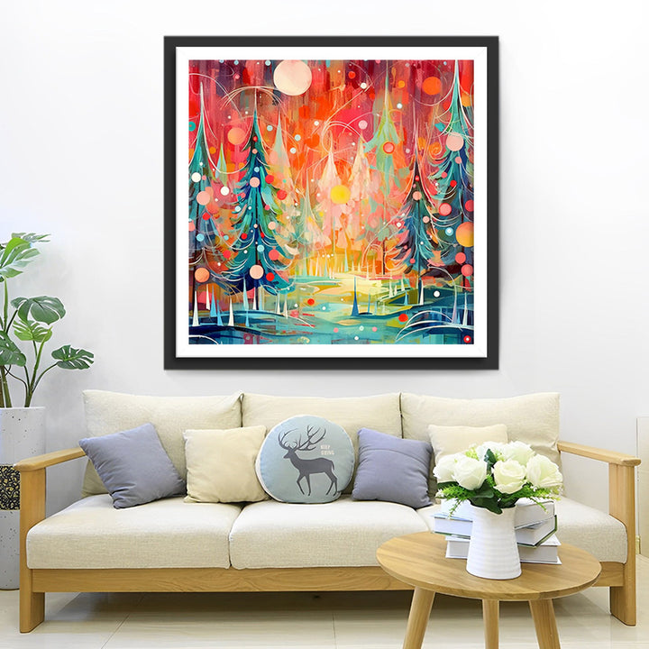 Prachtige Kerstboom Diamond Painting