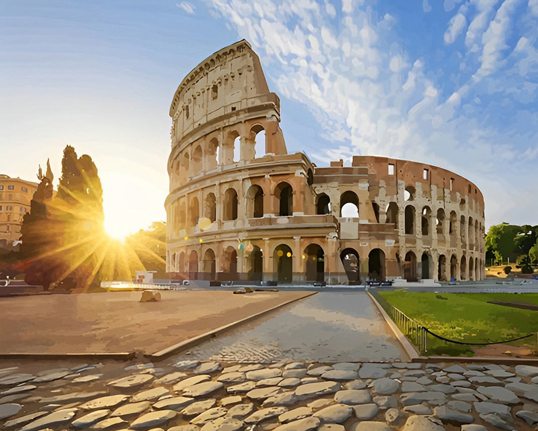 Romeinse Colosseum Diamond Painting