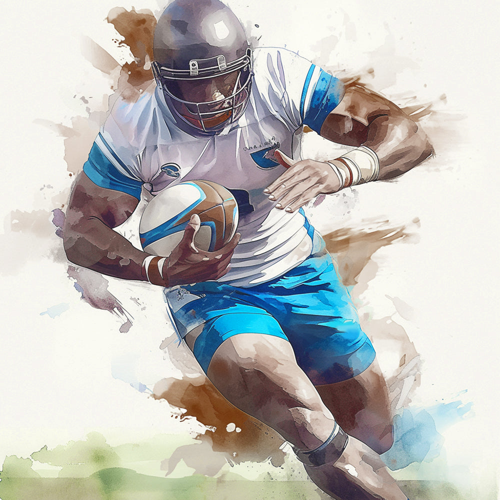 Rugbyspeler die Rent Diamond Painting