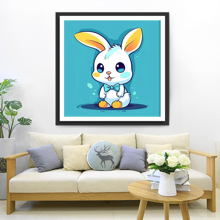 Schattig Cartoon Konijn Diamond Painting