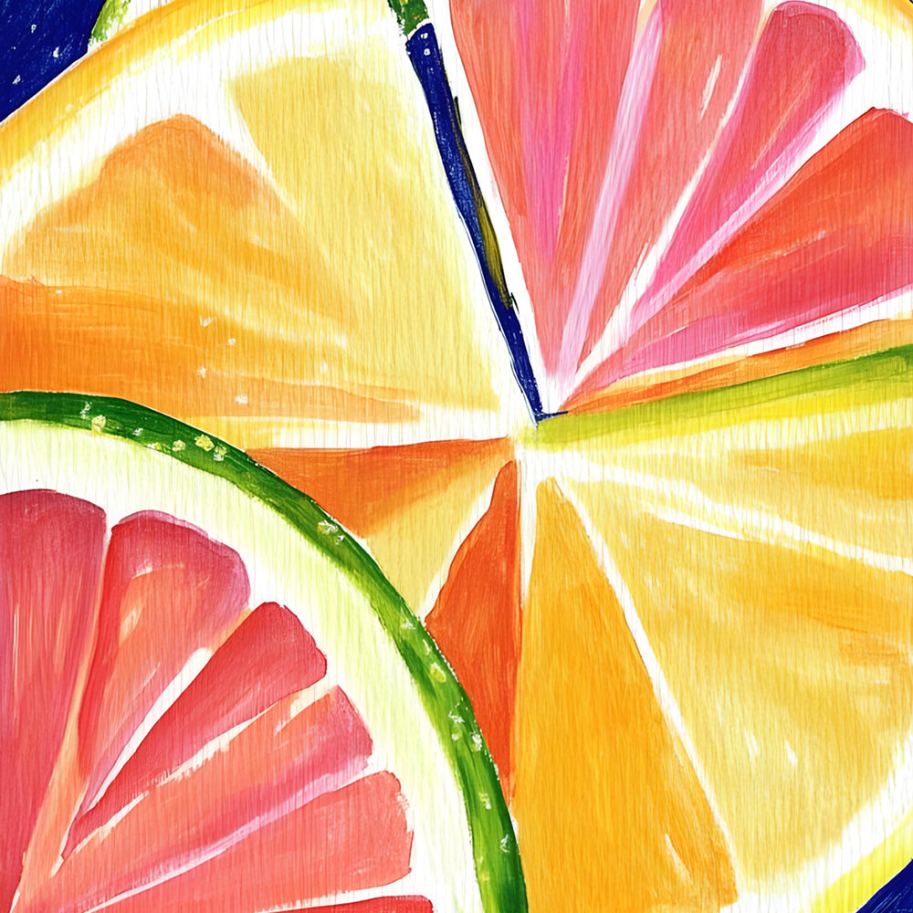 Schijfjes Citroen en Grapefruit Diamond Painting