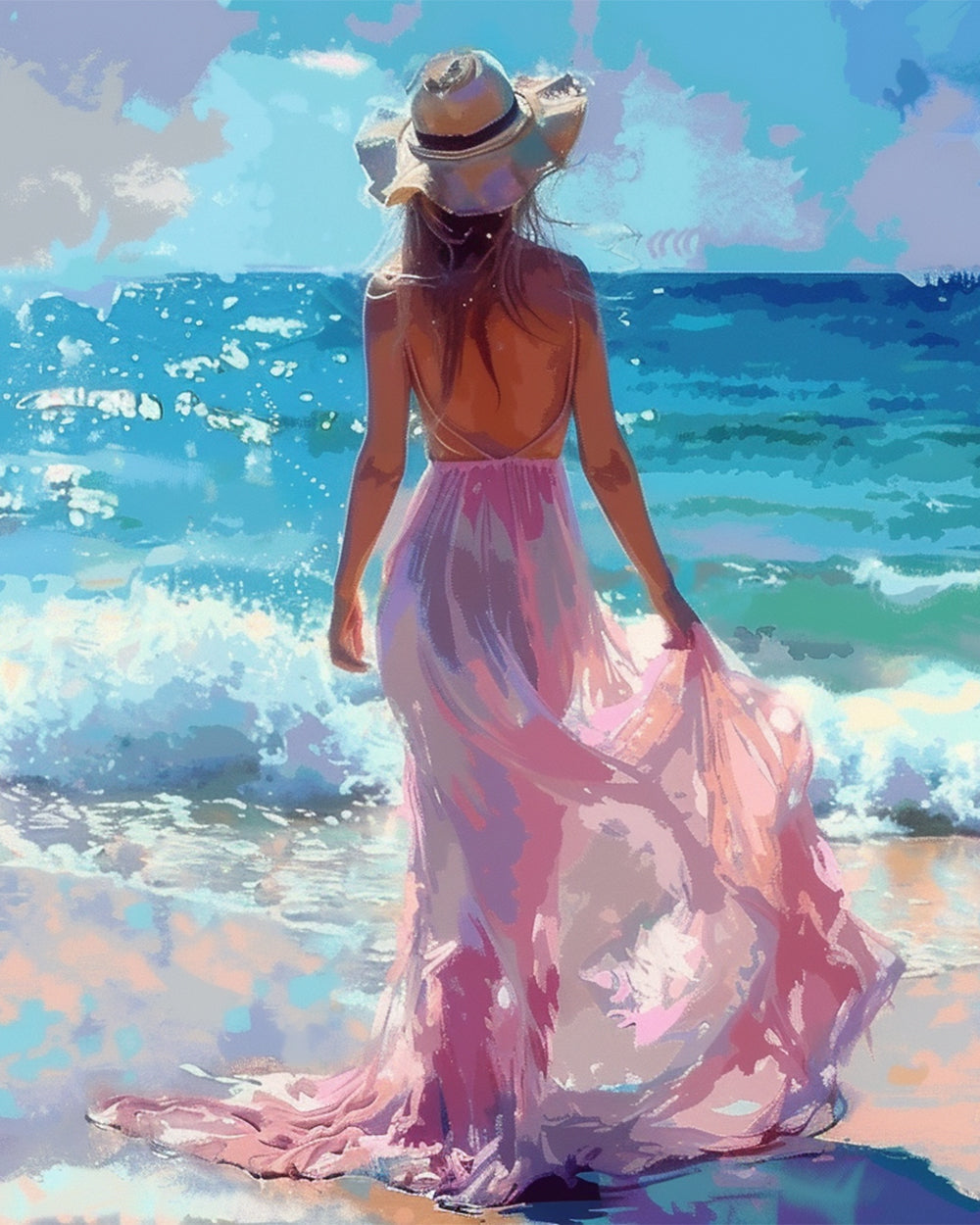 Schoonheid aan de Kust Diamond Painting