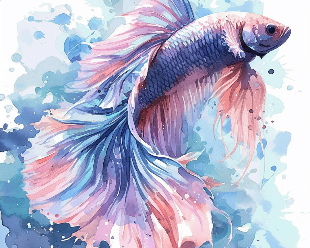 Siamese Betta Vis Diamond Painting