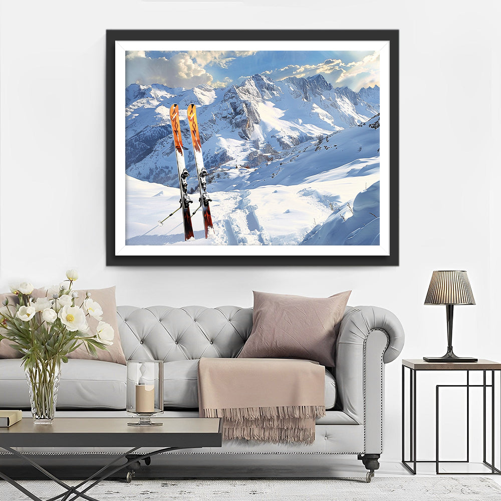 Skiplaats Diamond Painting