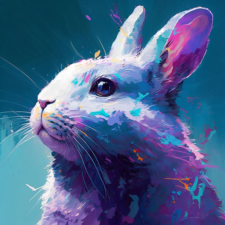 Slim Konijn Diamond Painting