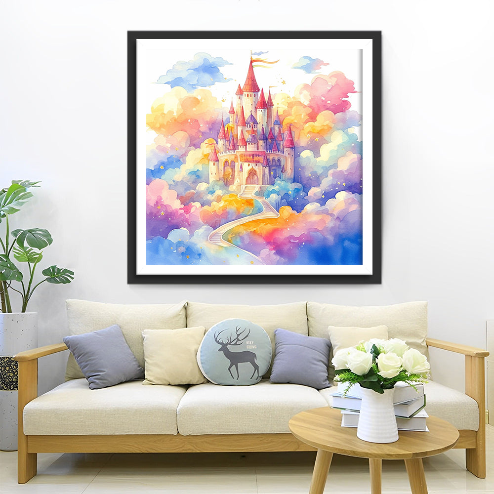 Sprookjeskasteel Diamond Painting