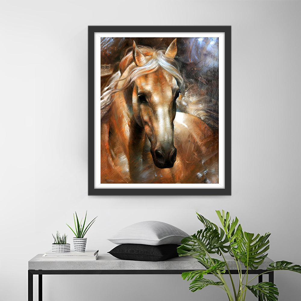 Sterk Paard Diamond Painting