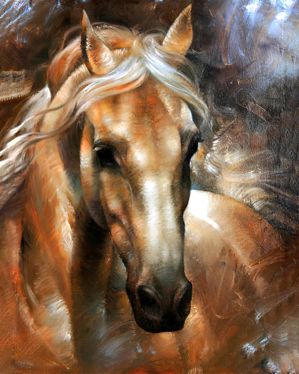 Sterk Paard Diamond Painting