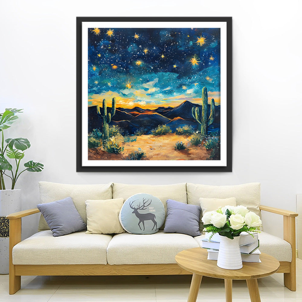 Sterrenhemel in de Woestijn Diamond Painting