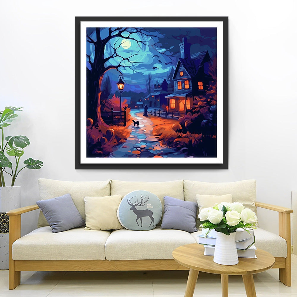 Stille Halloween Nacht Diamond Painting