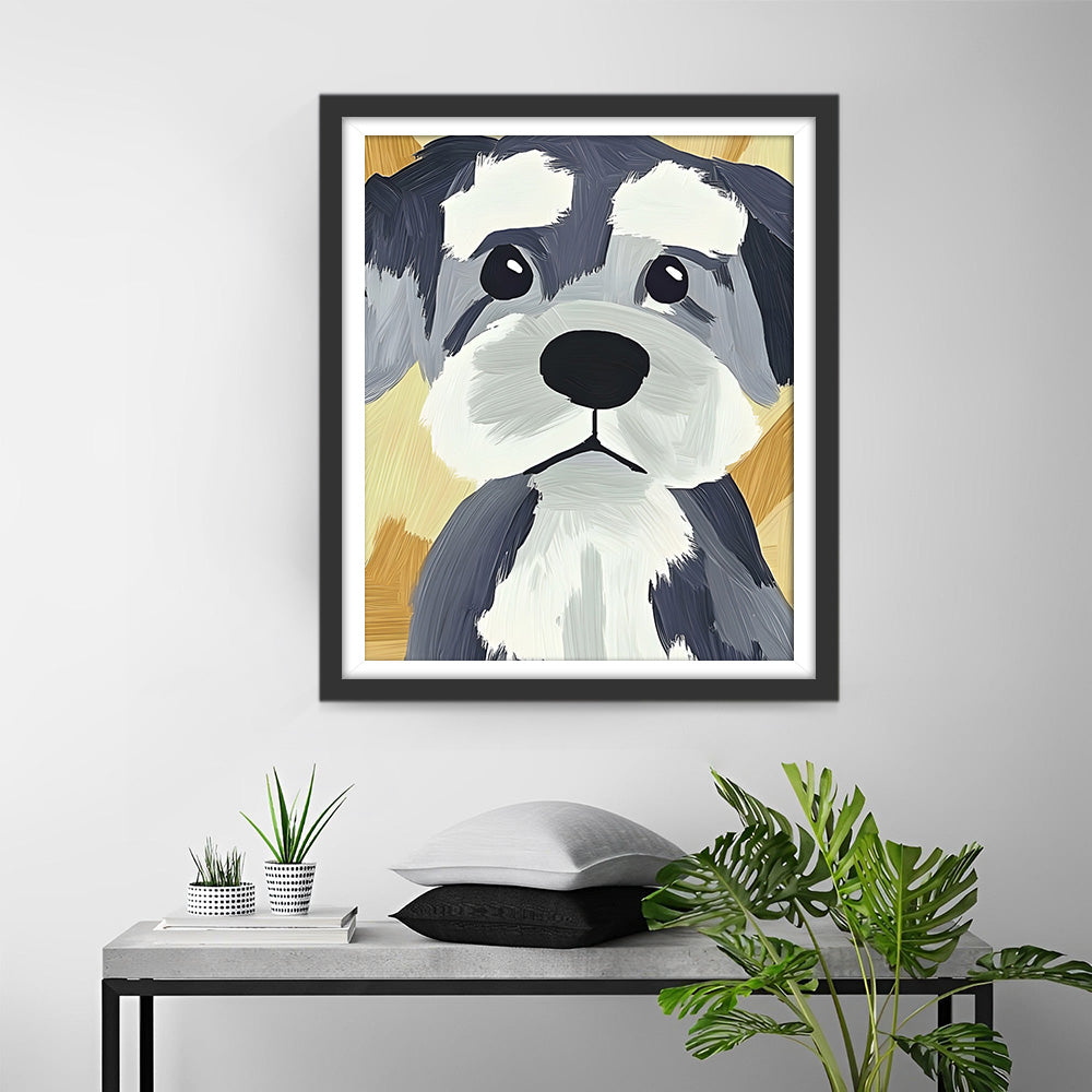 Trieste Schnauzer Diamond Painting