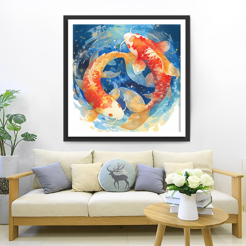 Twee Koi Diamond Painting