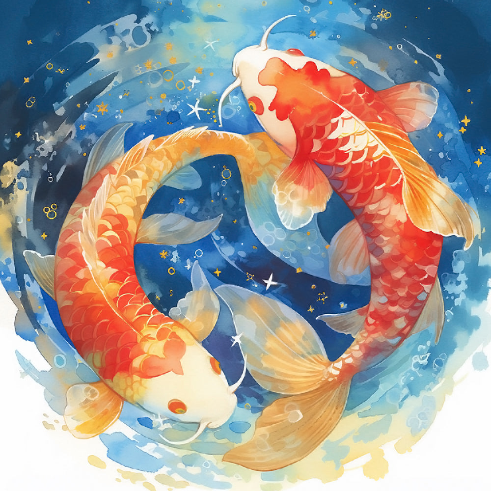 Twee Koi Diamond Painting