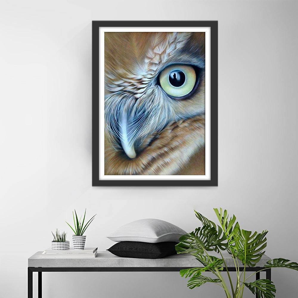 Uilenhalfgezicht Diamond Painting