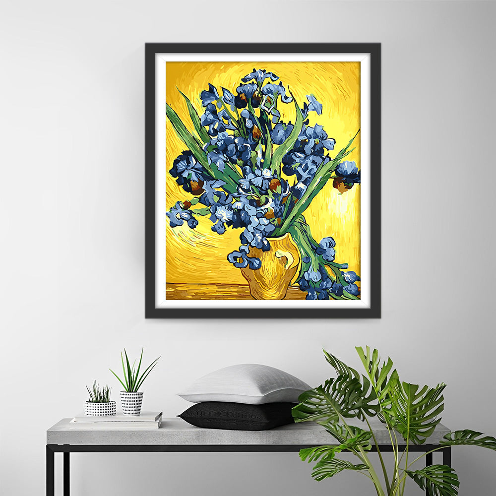 Van Gogh Stijl Iris Diamond Painting