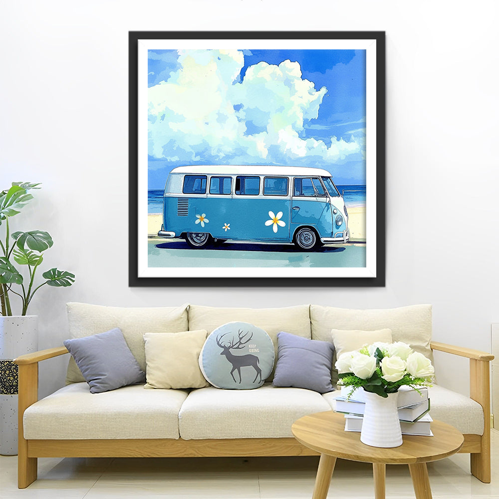 Verfrissend en Genezend Autoscène Diamond Painting
