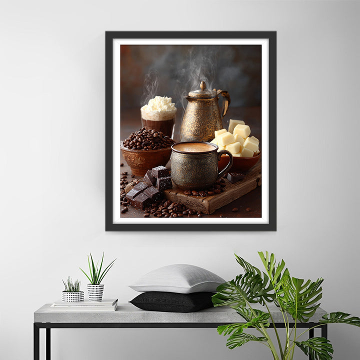 Vers Gemalen Koffie Diamond Painting