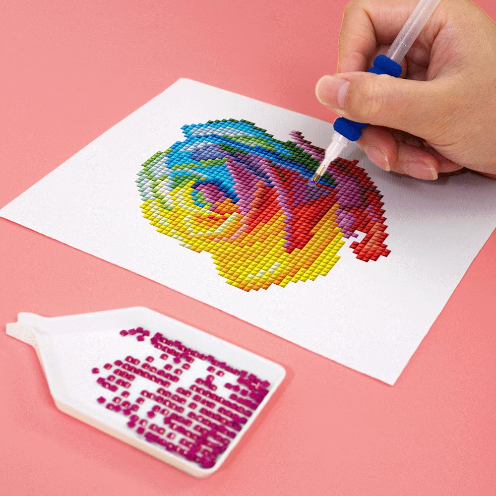 Verschillende Bloemensoorten 12 Stuks – Mini Diamond Painting Set