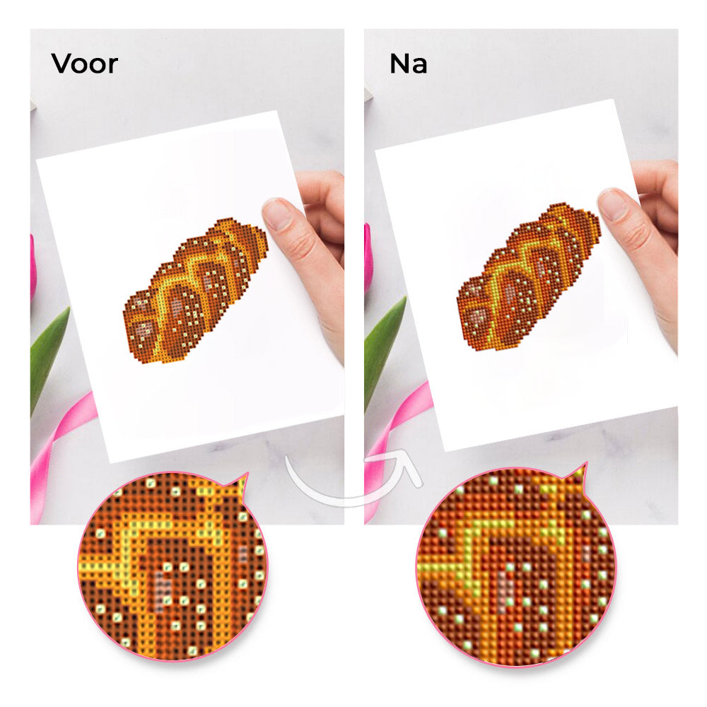 Verschillende Brood- en Dessertsoorten 12 Stuks – Mini Diamond Painting Set