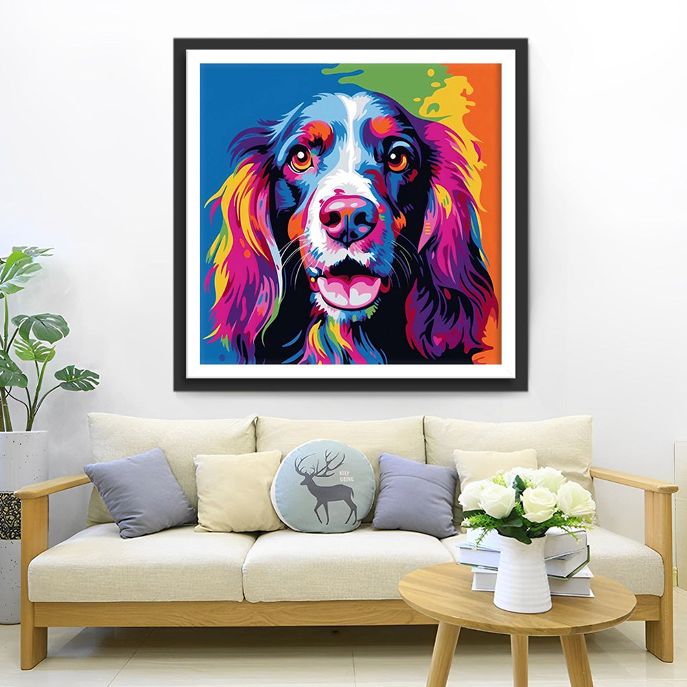 Verwachtingen van de Hond Diamond Painting