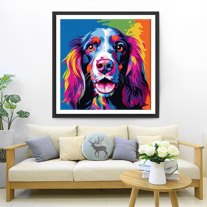 Verwachtingen van de Hond Diamond Painting