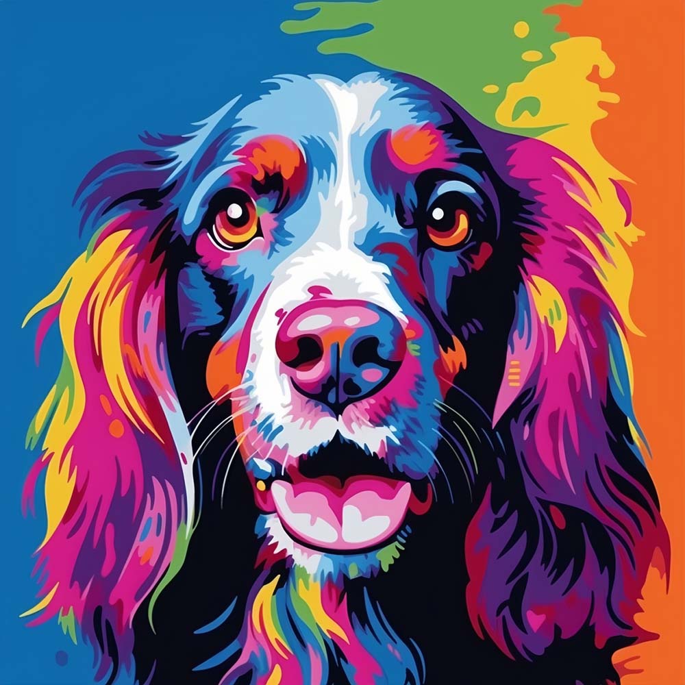 Verwachtingen van de Hond Diamond Painting