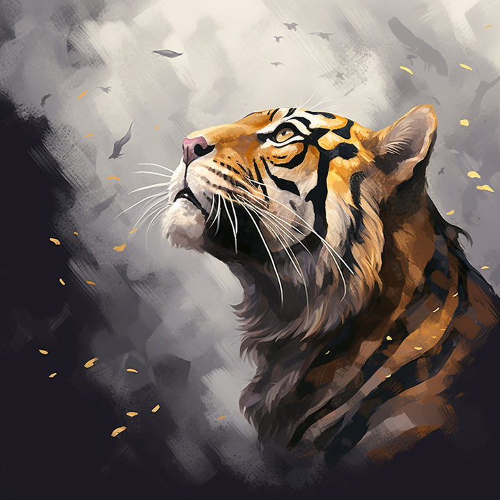 Verwachtingen van de Tijger Diamond Painting