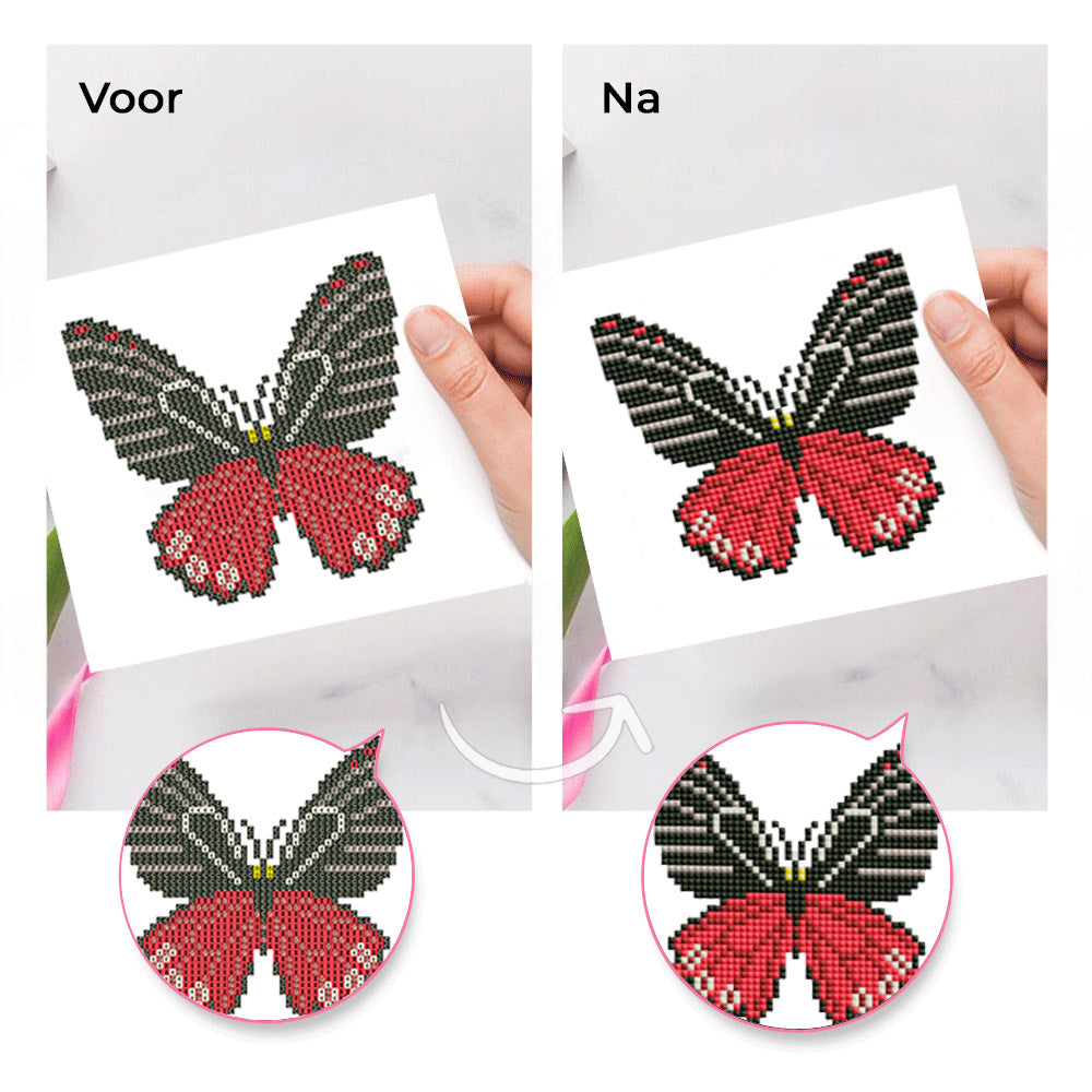 Vlindercollectie 12 Stuks – Mini Diamond Painting Set