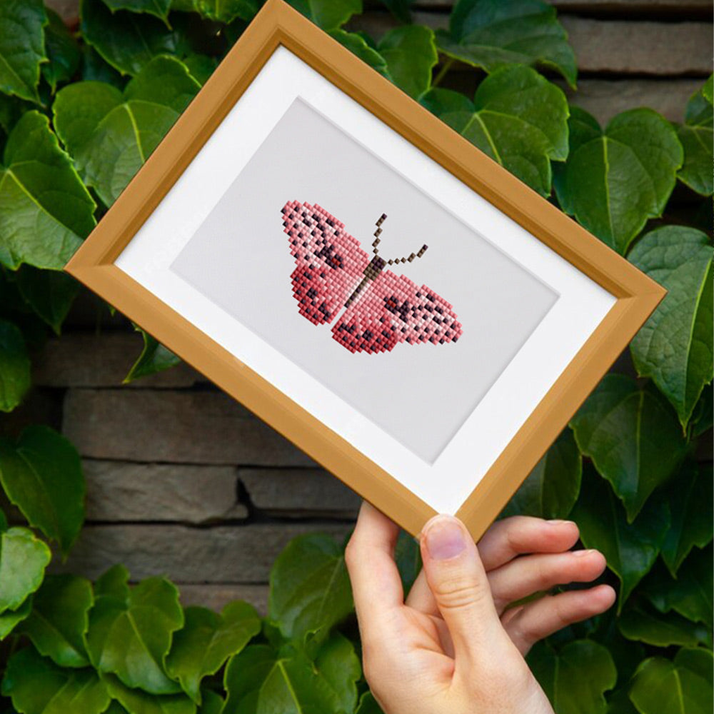 Vlindercollectie 12 Stuks – Mini Diamond Painting Set