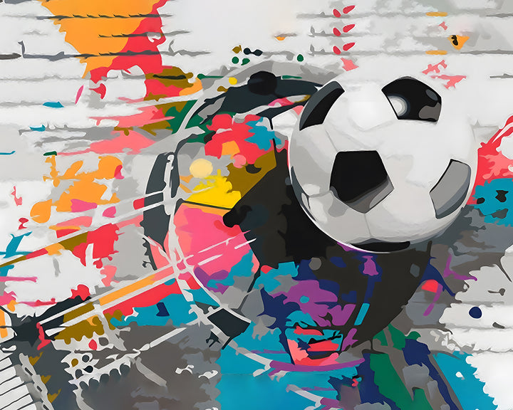 Voetbal Diamond Painting