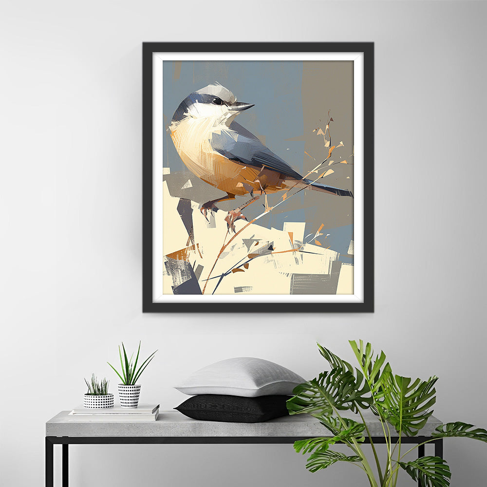 Vogel en Zonneschijn Diamond Painting